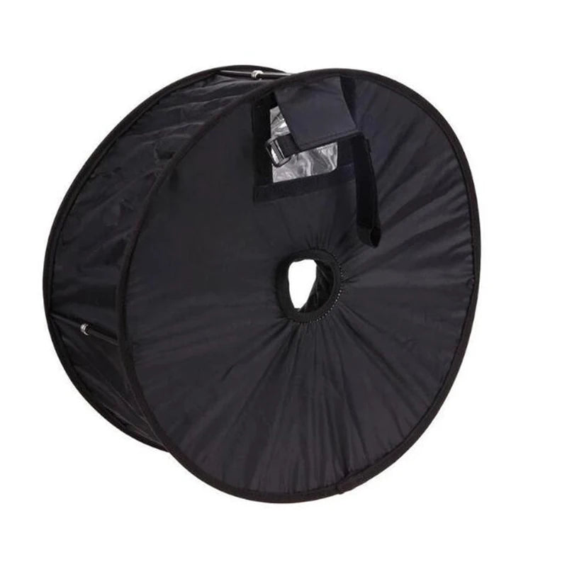 Foldable Ring Softbox Diffuser - Flash Light Modifier for Photography, Compatible with Canon Nikon Speedlight