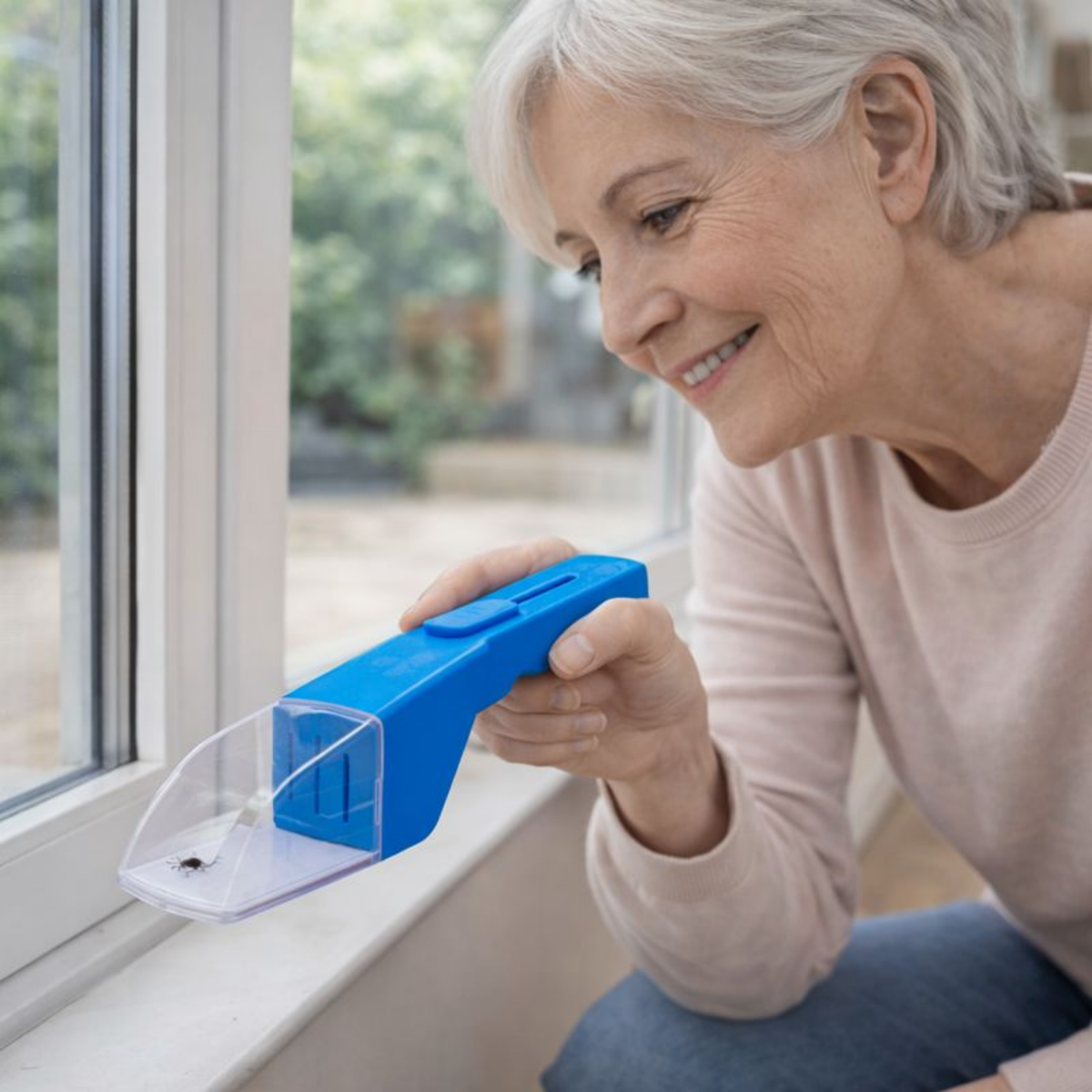 Handheld Insect Catcher Tool – Safe Efficient Spider and Bee Trapping Device for Hygienic Home Pest Control Without Direct Contact