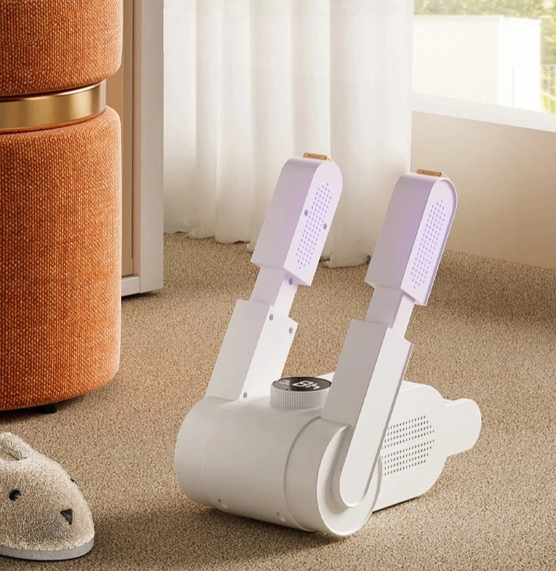 Portable Shoe Dryer Machine - Electric Dehumidifier and Deodorizer for Shoes, Fast Drying Heater for Footwear Care