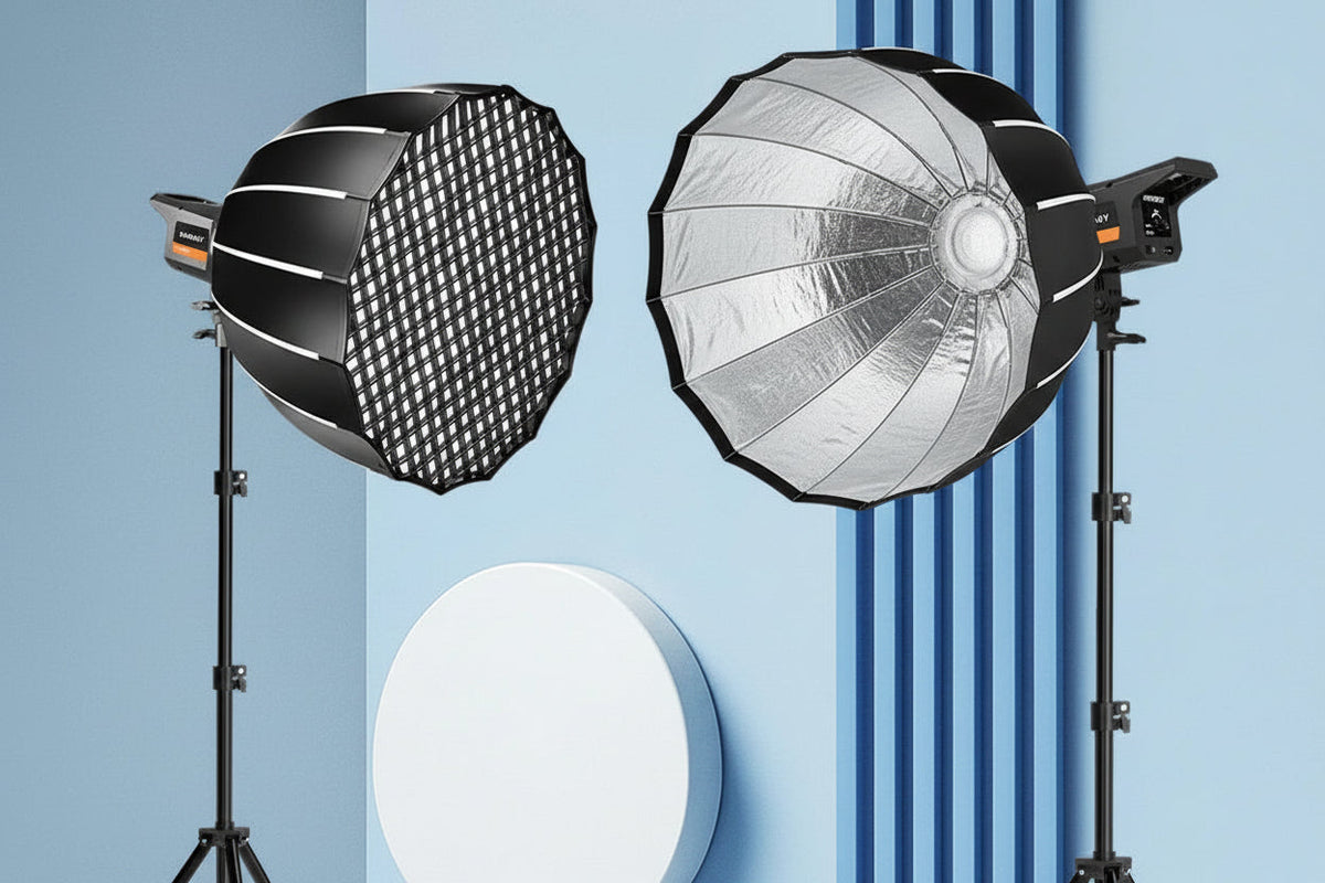 Photography Softbox Light Kit - LED High Brightness Fill Light with Adjustable Color Temperature, Professional Studio Lighting