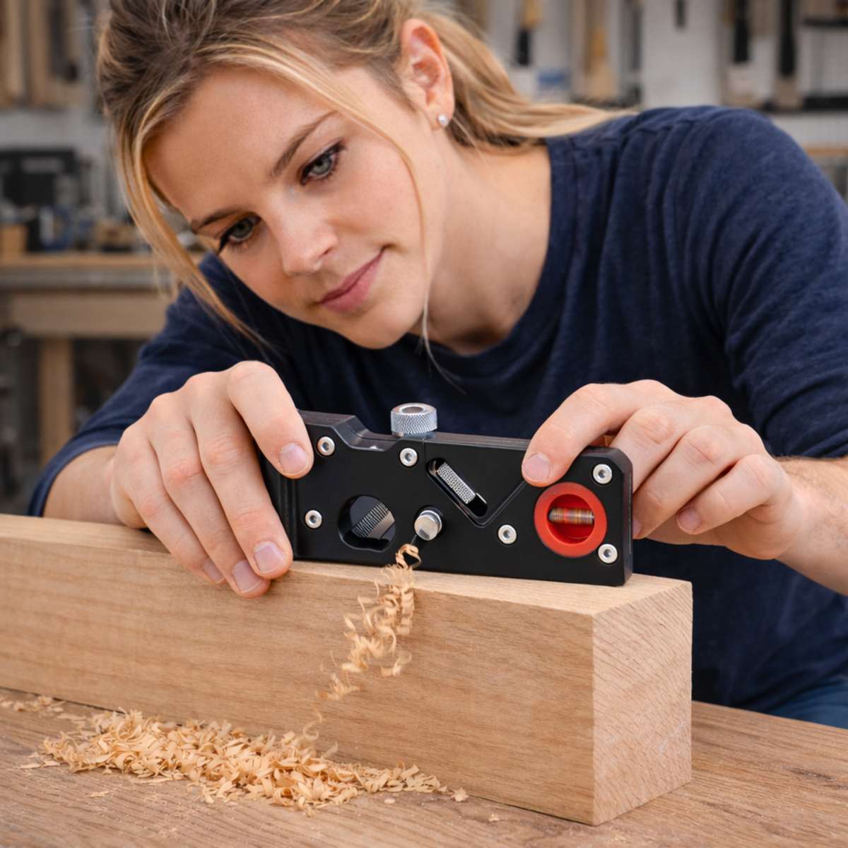 Woodworking Chamfer Plane Hand Planer – Manual Edge Corner Trimming Tool for Carpentry Finishing Projects