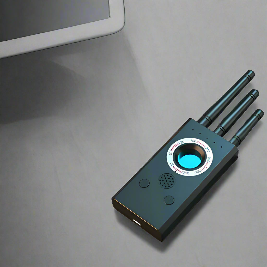 Rechargeable Portable Privacy Scanner – Anti-Spy Surveillance Detector for Hidden Cameras, Wireless Signals, Bug Sweeping in Hotels or Bathrooms