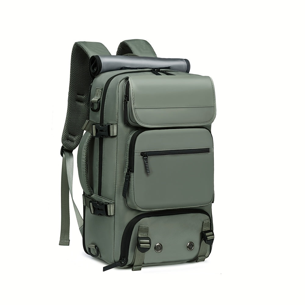Large-Capacity Travel Backpack with Shoe Compartment – Lightweight Laptop Daypack with Charging Port, Multi-Functional 3-in-1 Design for Travel, Business, and Outdoor Adventures