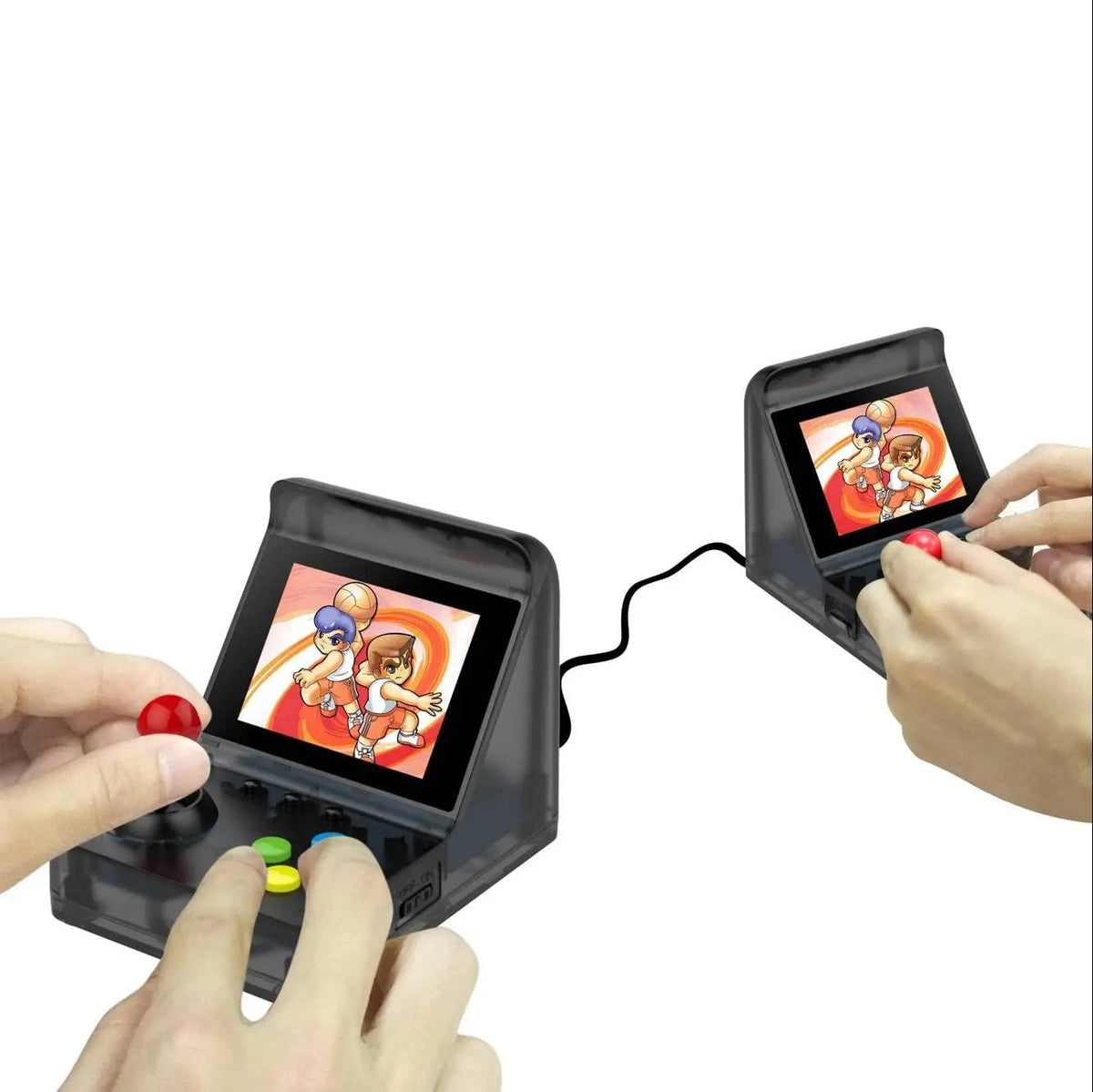 Mini Arcade Game Console - 2 Player Portable Bartop Gaming Machine with TV Output, Classic Retro Entertainment Device
