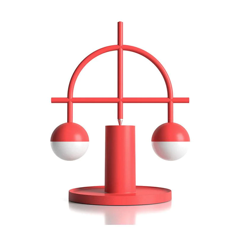 Libra Balance LED Cordless Table Lamp - Creative Geometry Touch Control Eye-Care Night Light