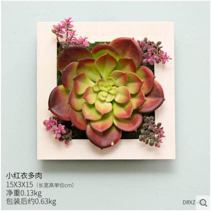Plant Wall Art -3D Maintenance Free Artificial Plants for Table and Wall Décor
