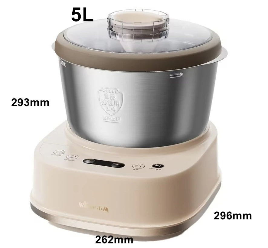 Professional Electric Dough Maker – 7L Stainless Steel Mixer with Ferment Function, Large Capacity, and Smart Touch Panel