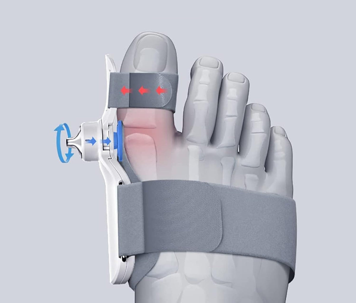 Electric Bunion Straightener with Vibration Massage - Airbag Toe Separator for Hallux Valgus Correction and Comfortable Alignment