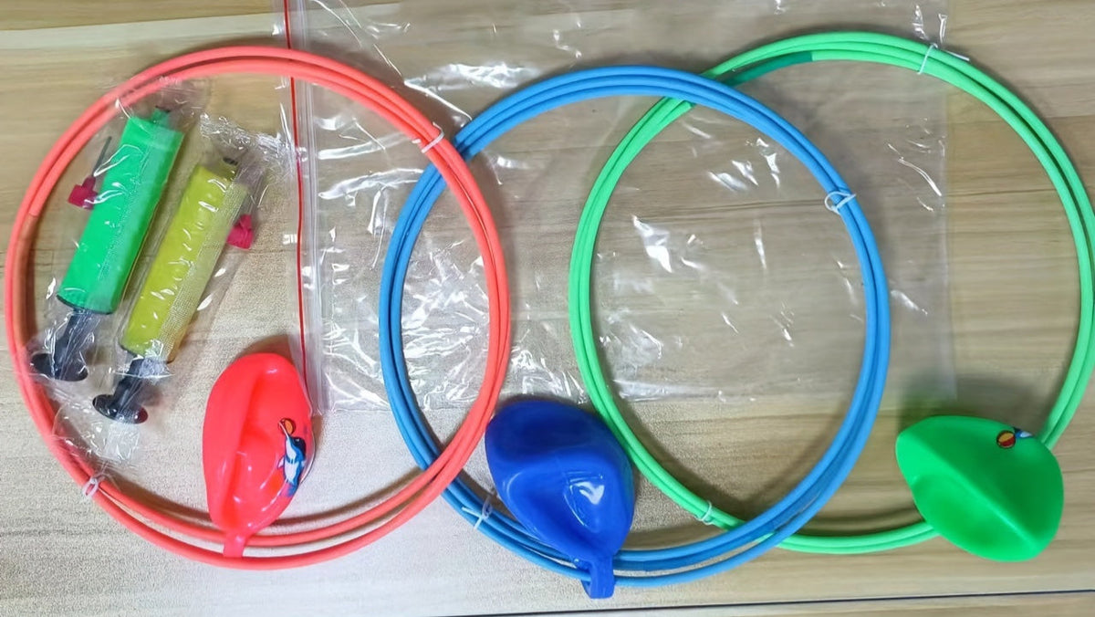 Underwater Fun Dive Rings – Colorful Swimming Toys for Kids’ Pool Games, Perfect for Improving Diving Skills and Water Confidence