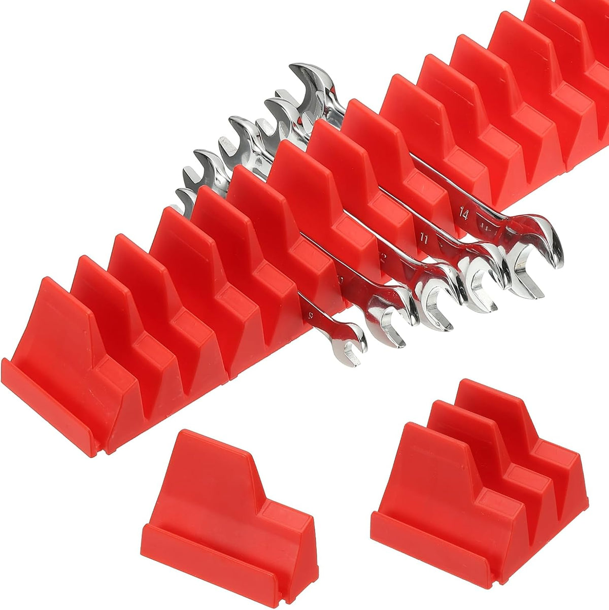 Wall-Mounted Tool Rack Set – 49-Pieces Heavy-Duty Storage System with Screwdriver, Wrench, and Socket Holders for Garage Organization
