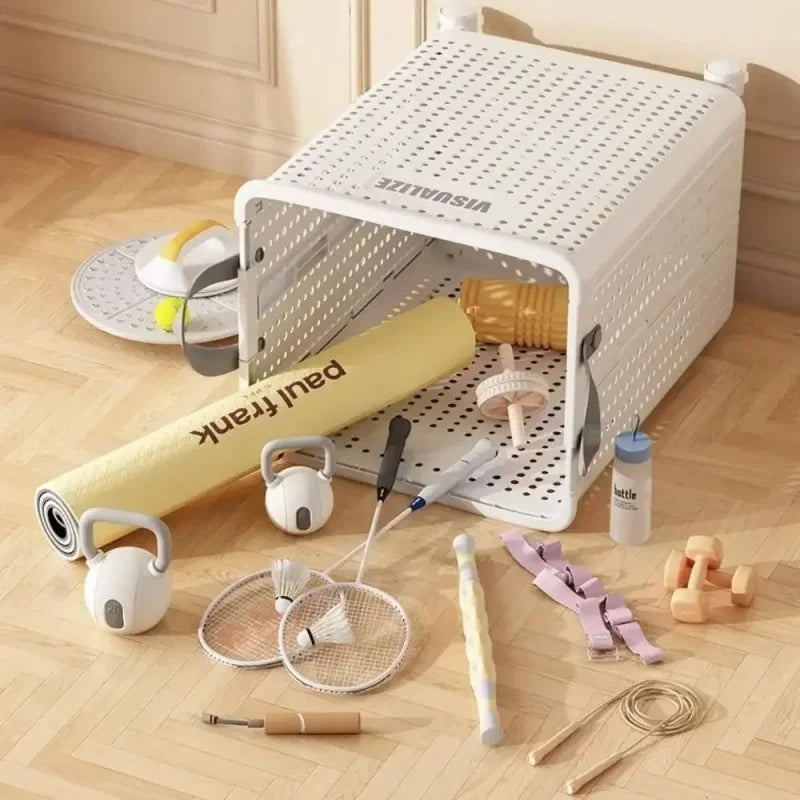 Foldable Laundry Basket with Wheels – Large PU Leather Hamper for Bathroom & Balcony Storage, Hand-Washable and Space-Saving Design