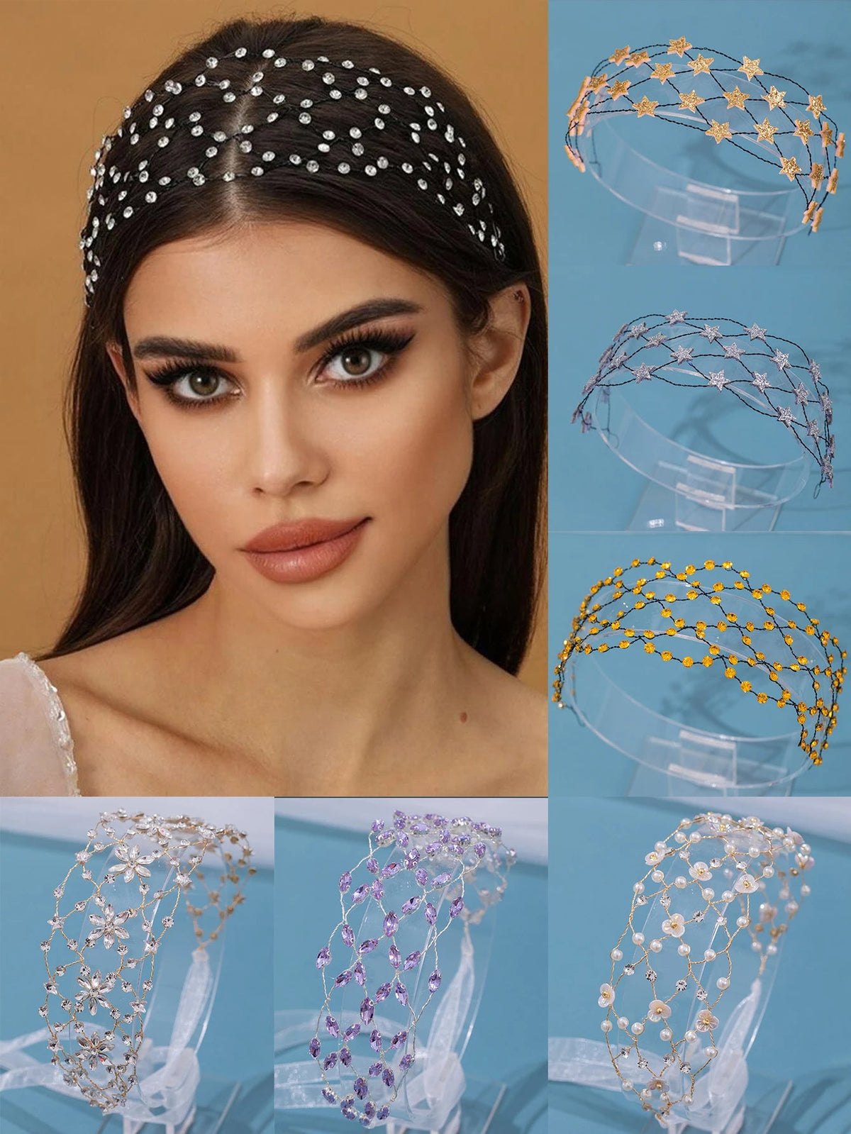 Simulated Pearl Bridal Headband – Elegant Hair Chain Tiara for Weddings, Noiva Headdress, and Timeless Women’s Hair Accessory for Special Occasions
