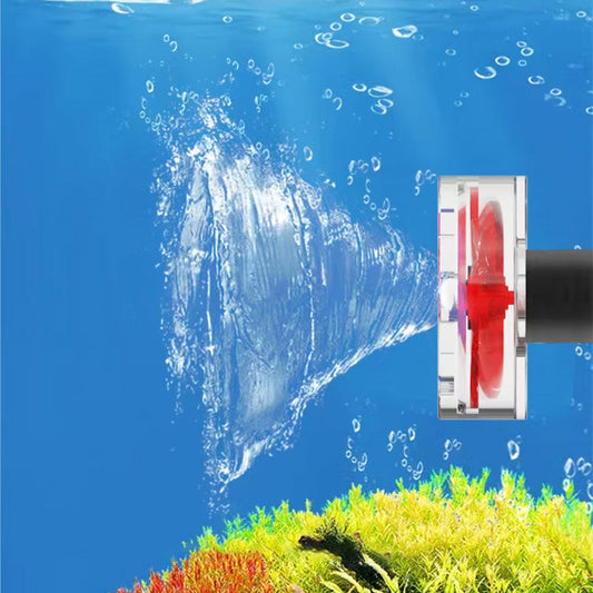Auto-Rotating 4-Blade Aquarium Fan Kit – Clover-Style Fish Tank Outlet Accessory for Enhanced Water Flow and Filtration Performance