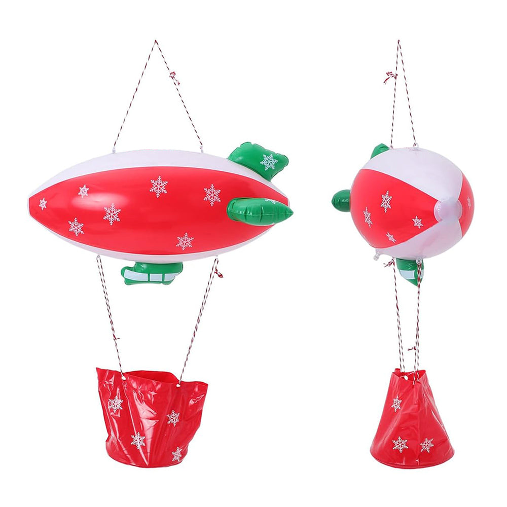 Inflatable Christmas Spaceship Decoration – Outdoor Blow-Up Yard Display for New Year and Winter Décor, Holiday Garden Inflatable Model