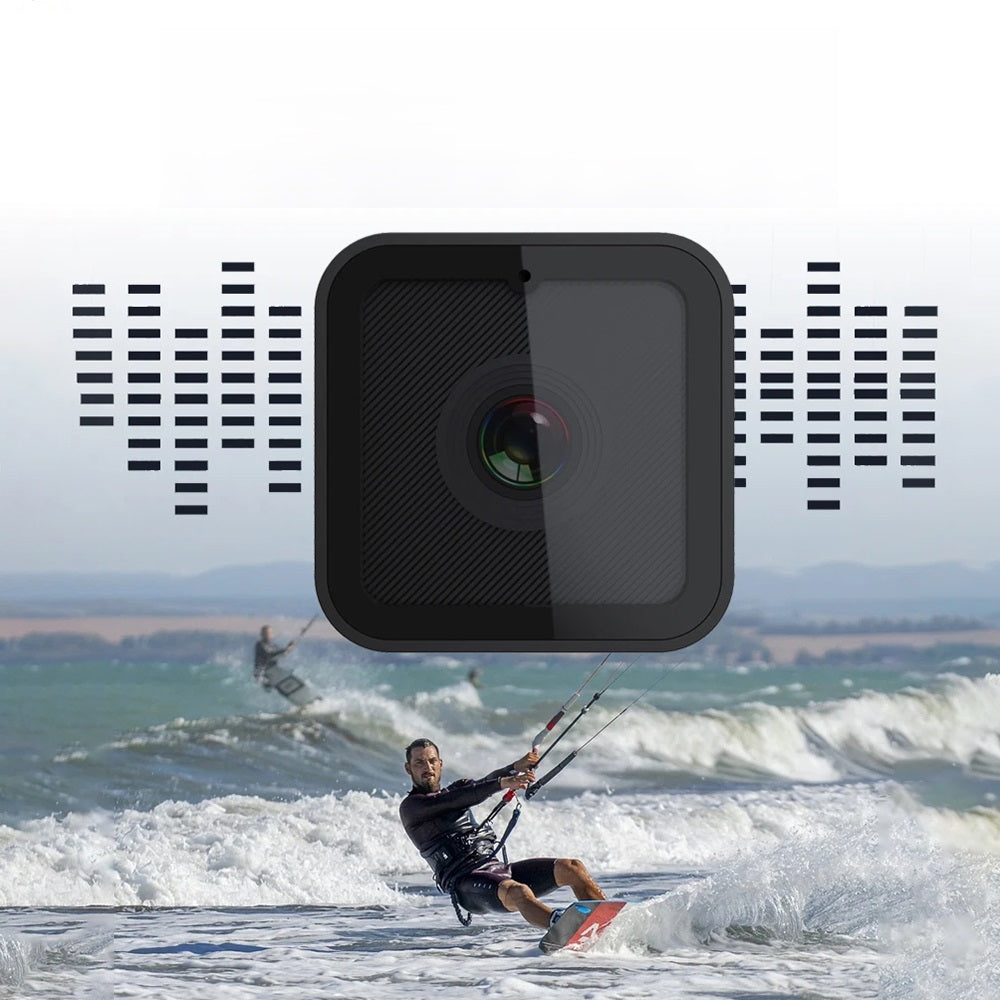 Waterproof Mini Sports Camera – 1080P Portable WiFi Hotspot Recorder for Motorcycles, Bicycles, Outdoor Adventures & Daily Travel
