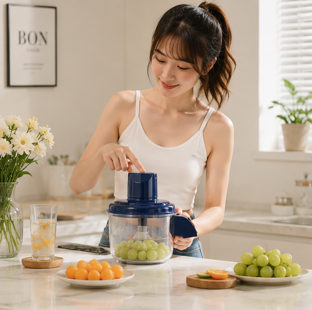 Electric Grape Peeler Machine - Automatic Fruit Skin Remover for Berries and Small Fruits, Time Saving Kitchen Prep Tool