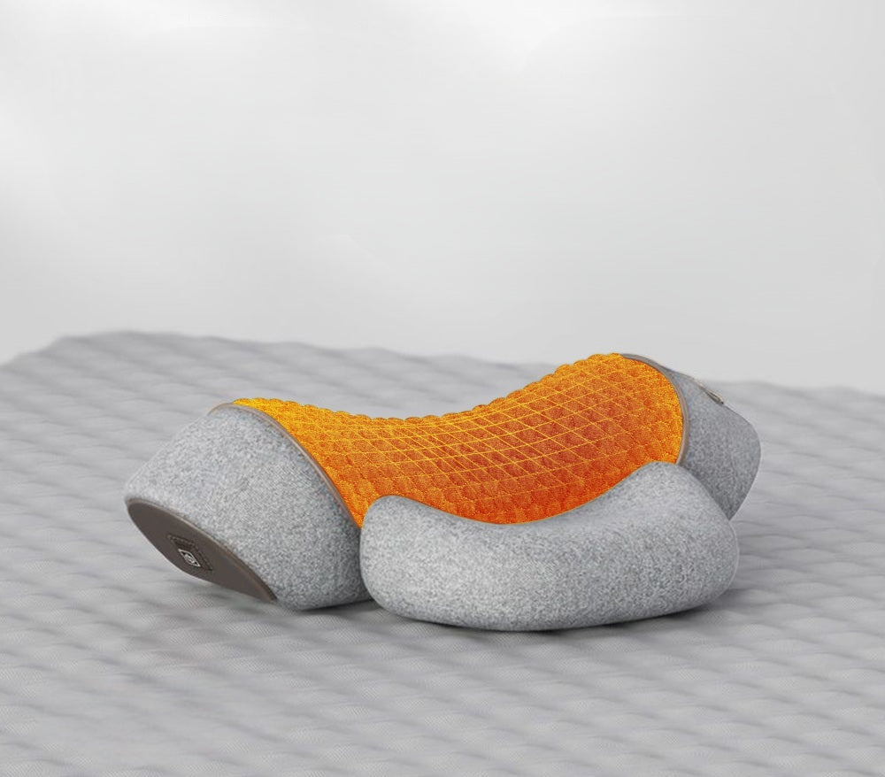 Electric Neck Massager Cervical Pillow – Hot Compress, Vibration Massage, and Spine Support for Pain Relief and Relaxation