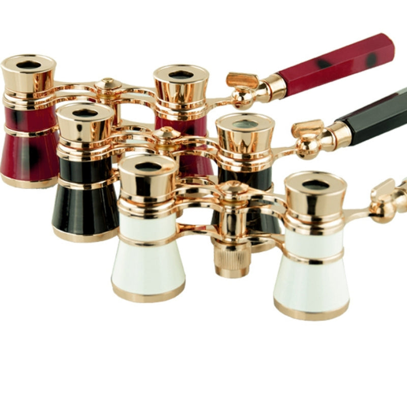 Vintage Opera Glasses — Compact Theater & Racecourse Binoculars, With or Without Handle