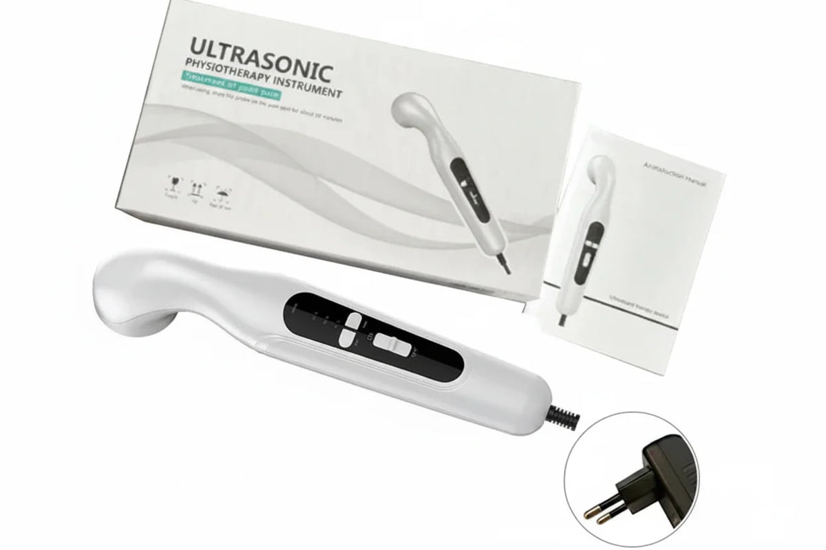 Ultrasound Physiotherapy Device – Portable Muscle Stimulator and Massager for Waist, Arms and Body, Designed for Soothing Physical Therapy Relief