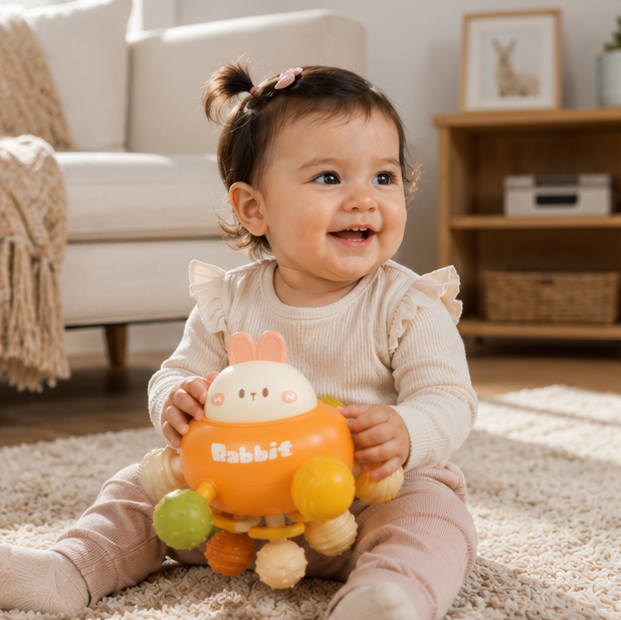 Montessori Busy Ball Puzzle Toy - Early Education Learning Activity for Babies and Interactive Cognitive Development