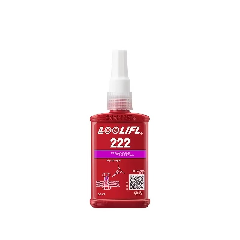Thread Locking Adhesive – 50ml Quick-Cure Anaerobic Screw Glue with Corrosion-Resistant Anti-Loosening Formula for Nuts, Bolts and Fasteners
