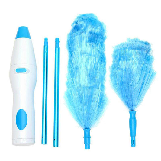 Adjustable Electric Spin Duster - Cleaning Brush for Blinds Windows and Surfaces, Efficient Household Dust Removal Tool