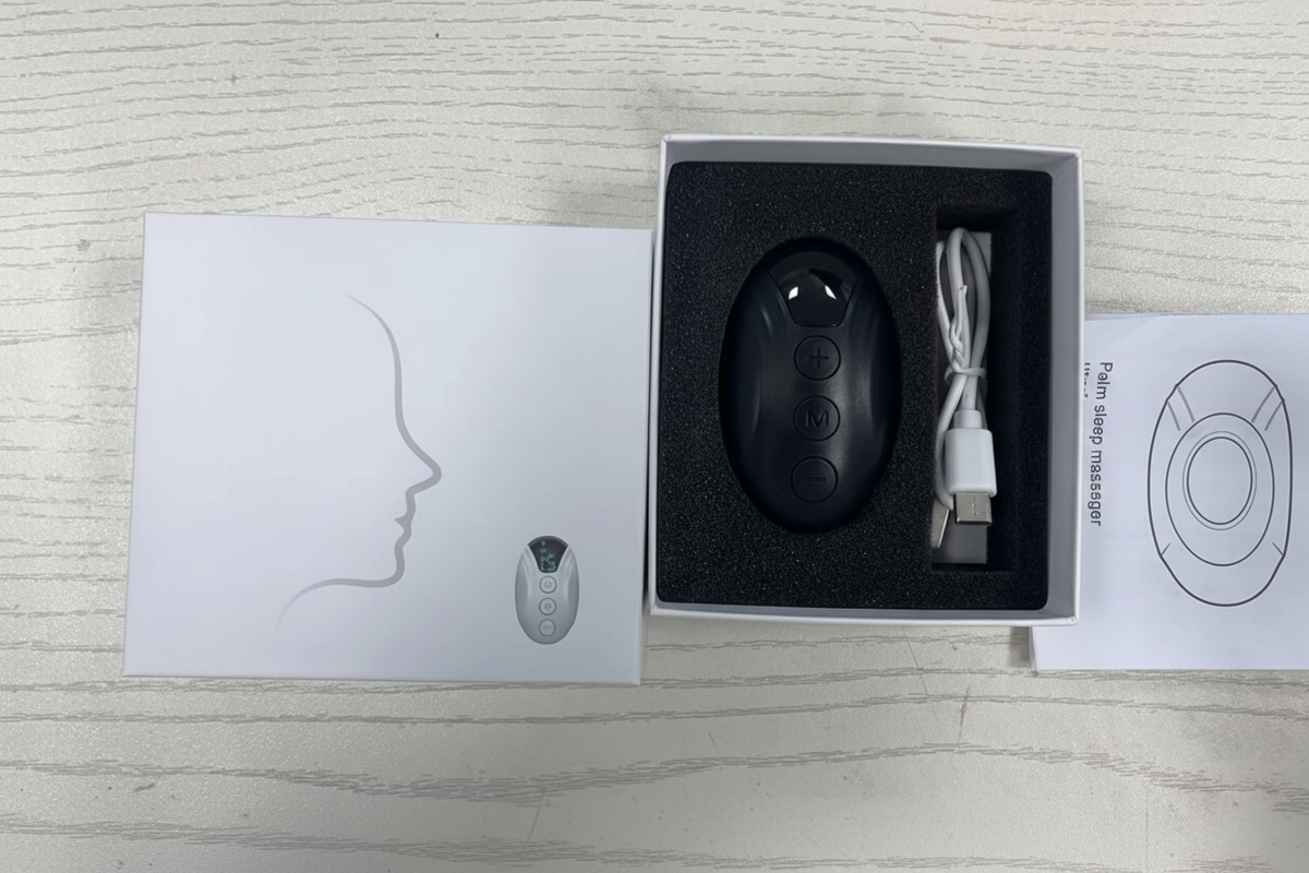 Microcurrent Sleep Aid Device - Handheld Pulse Therapy Tool for Insomnia Relief, Stress Reduction and Improved Sleep Quality