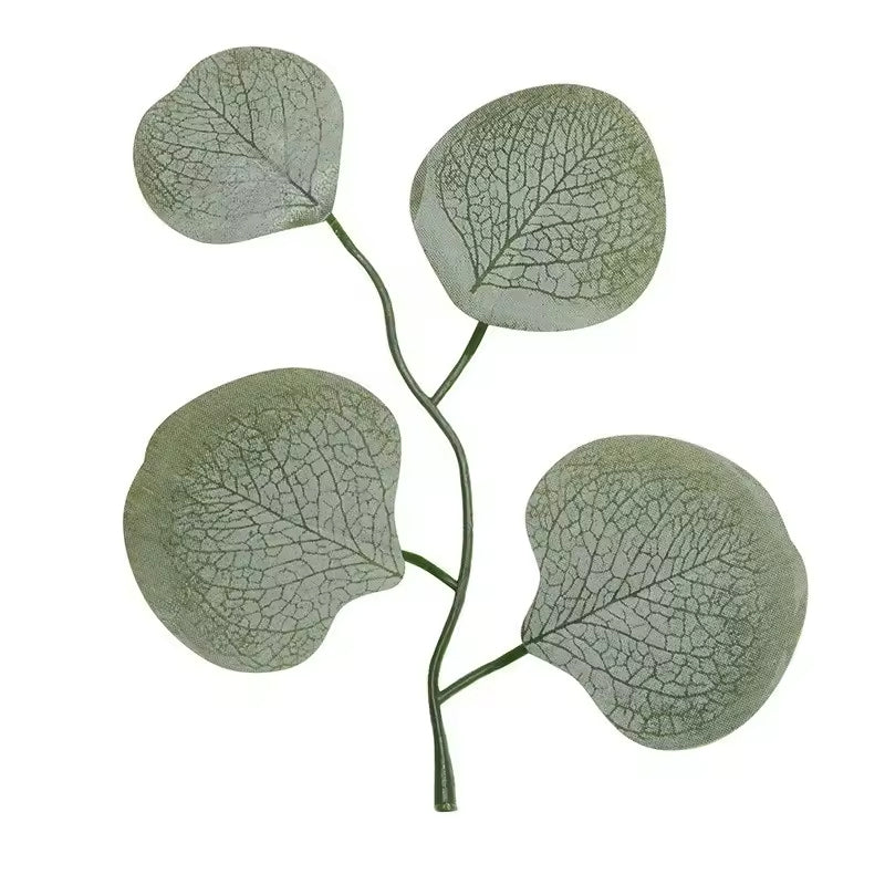 Artificial Eucalyptus Leaves Set – 50/100PCS Greenery Stems for Wedding, Christmas and Home DIY Decor