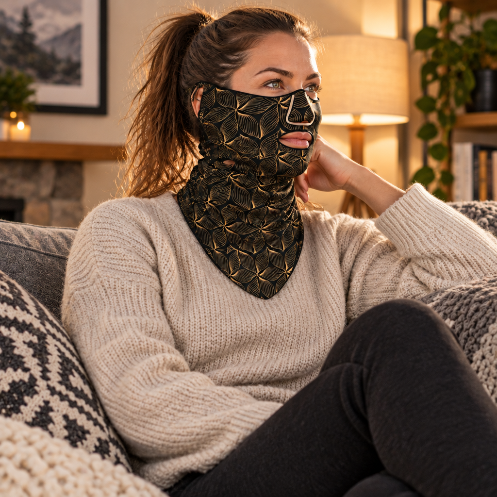 Silicone Beauty Mask – Reusable Flexible Facial Mask Cover for At-Home Skin-Care Routines, Sheet Mask Support and Comfortable Spa Care