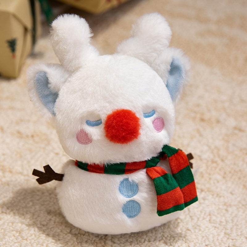 Christmas Plush Doll Series - Cute Santa, Elk and Snowman Soft Toys, Holiday Stuffed Decorations for Trees, Bedrooms, Gifts and Festive Displays
