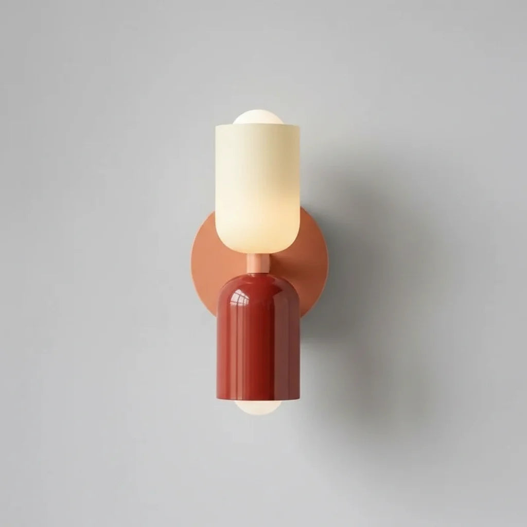 Double Head Nordic LED Wall Lamp -Minimalist Lighting Fixture for Bedroom Living Room, Modern Indoor Decoration Light