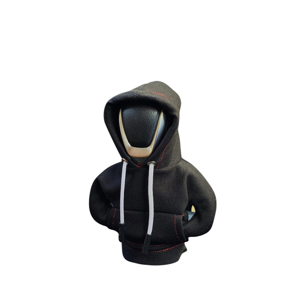 Car Gear Shift Knob Hoodie Cover – Manual & Automatic Gear Lever Decoration Hoodies for Car Interior Styling
