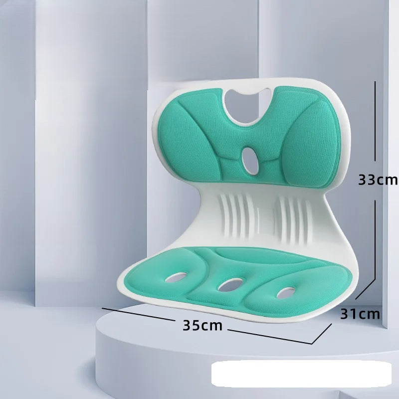 Ergonomic Waist Pad with Memory Foam – Breathable Lumbar Support for Long Sitting, Posture Correction for Office, Home & Travel Use