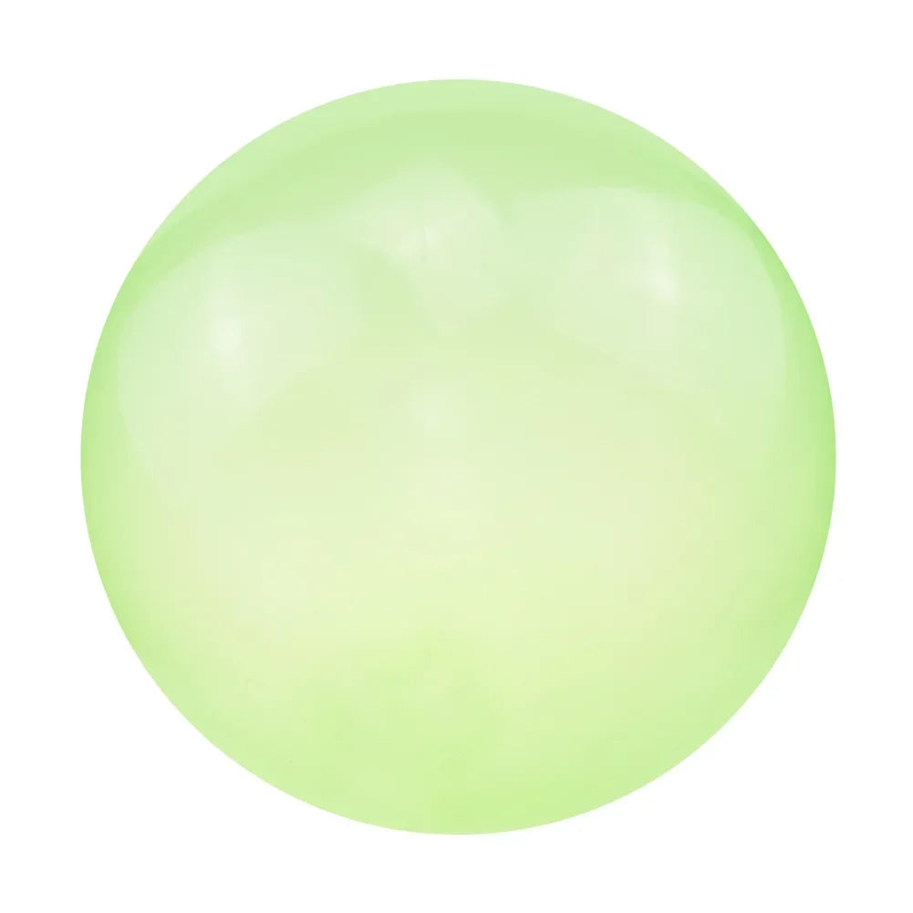Large Water-Filled Bouncy Ball - Transparent 130x40cm Outdoor Toy for Kids - Birthday Fun, Splash Play & Non-Leak Design