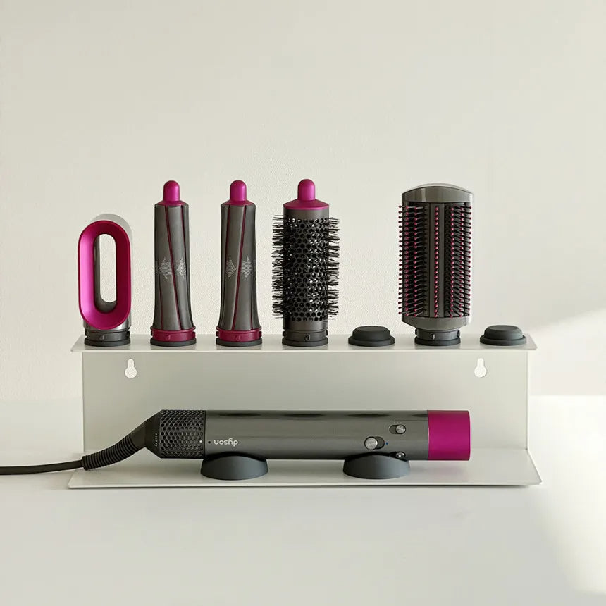 Non-Perforated Hair Dryer Holder – Wall-Mountable Cradle for Convenient Storage of Your Hair Styler