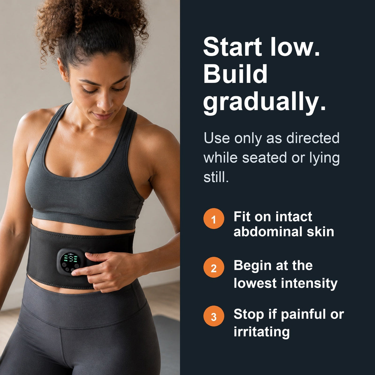Adjustable Abdominal Stimulation Belt