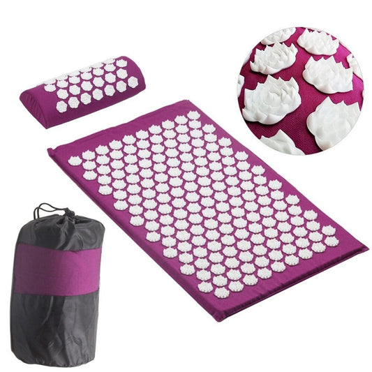 Acupuncture Yoga Cushion - Back/Neck Pain Relief and Muscle Relaxation