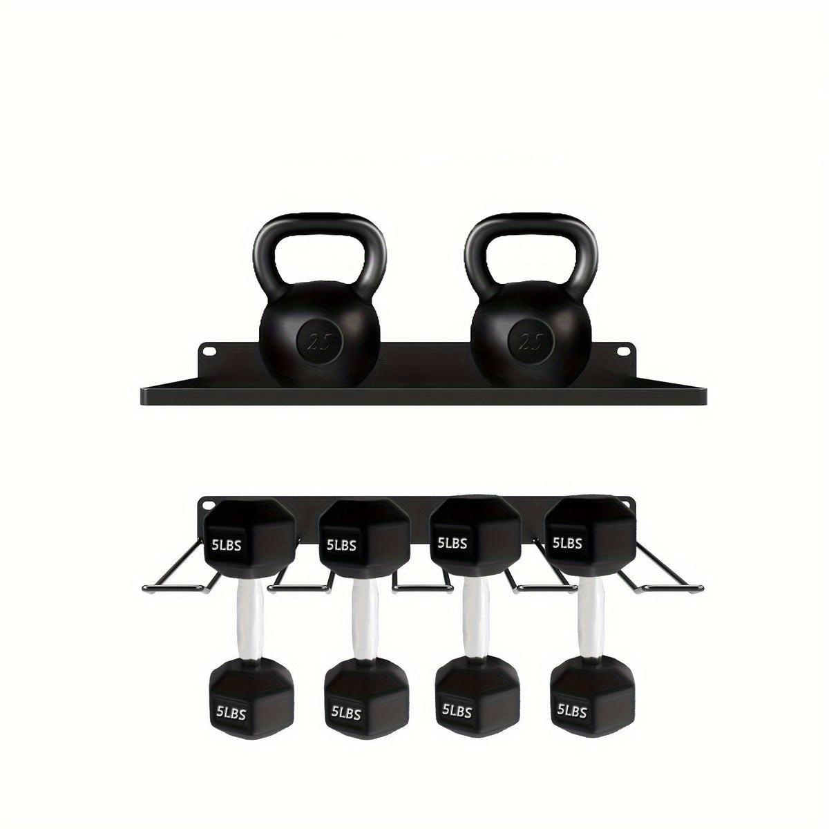 Power Tool Organizer – 2-Pack Heavy-Duty Wall Mount Drill Rack with Charging Station for Garage, Workshop or Tool Room