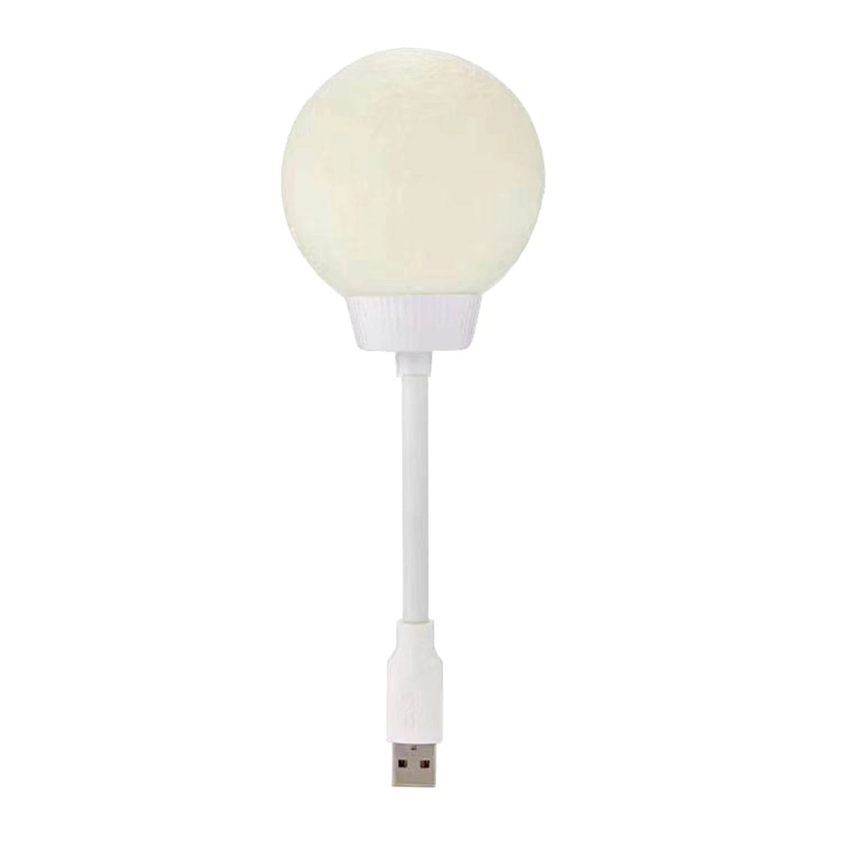 USB Moon Shaped Night Light – Plug-in, Energy-Saving, Voice-Controlled with 3 Lighting Modes Lamp