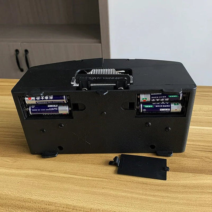 Automatic Playing Card Shuffler – Perfect for 2-6 Decks, Battery-Free Precision for Smooth, Hands-Free Gameplay