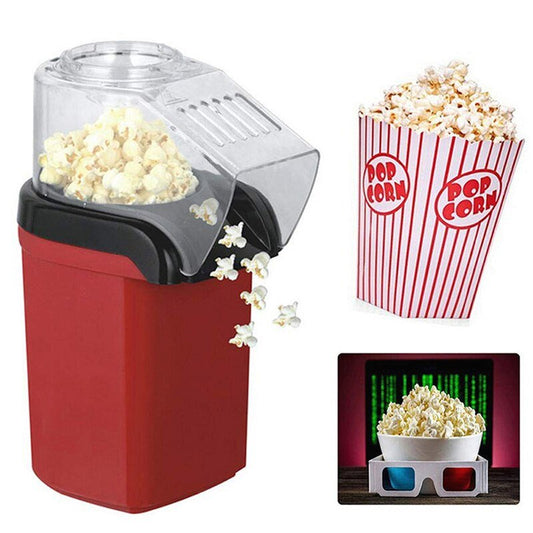 Automatic Popcorn Machine - Mini Electric Popcorn Popper Maker Oil Free