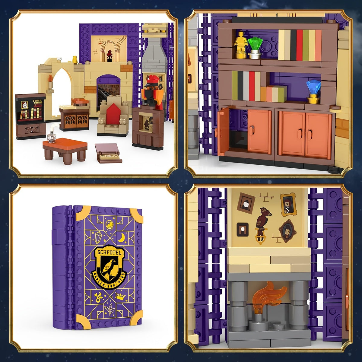 Magical Book Knights Building Set – 389-Piece DIY Medieval Brick Assembly Toy for Kids, Birthday & Christmas 2025 Gift