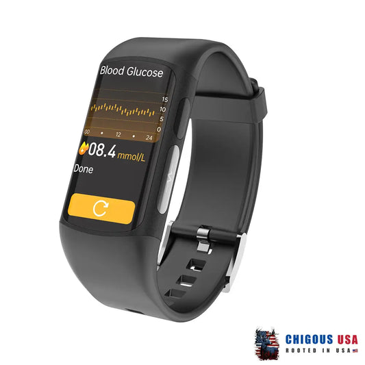 Bearscome B2 Ecg Blood Glucose Oxygen Monitoring Smart Bracelet Smartwatch