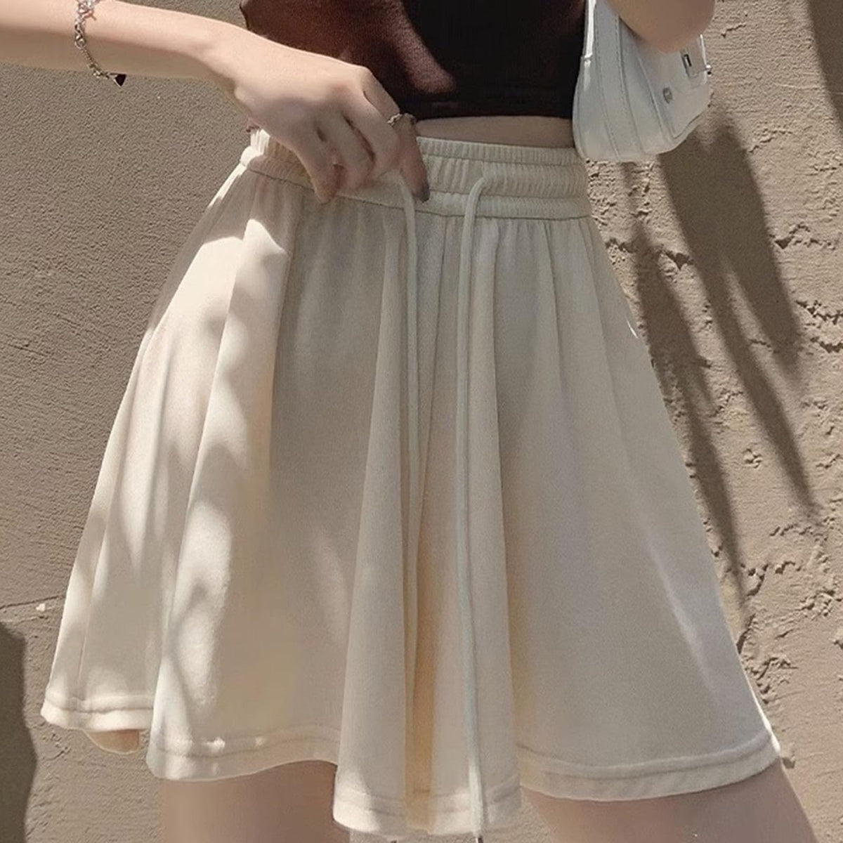 High-Waist Skort for Women – Wide-Leg Ballet-Inspired Summer Shorts with Casual All-Match Styling for Running, Travel and Everyday Outfits