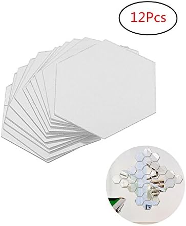 Hexagonal Acrylic Mirror Wall Sticker