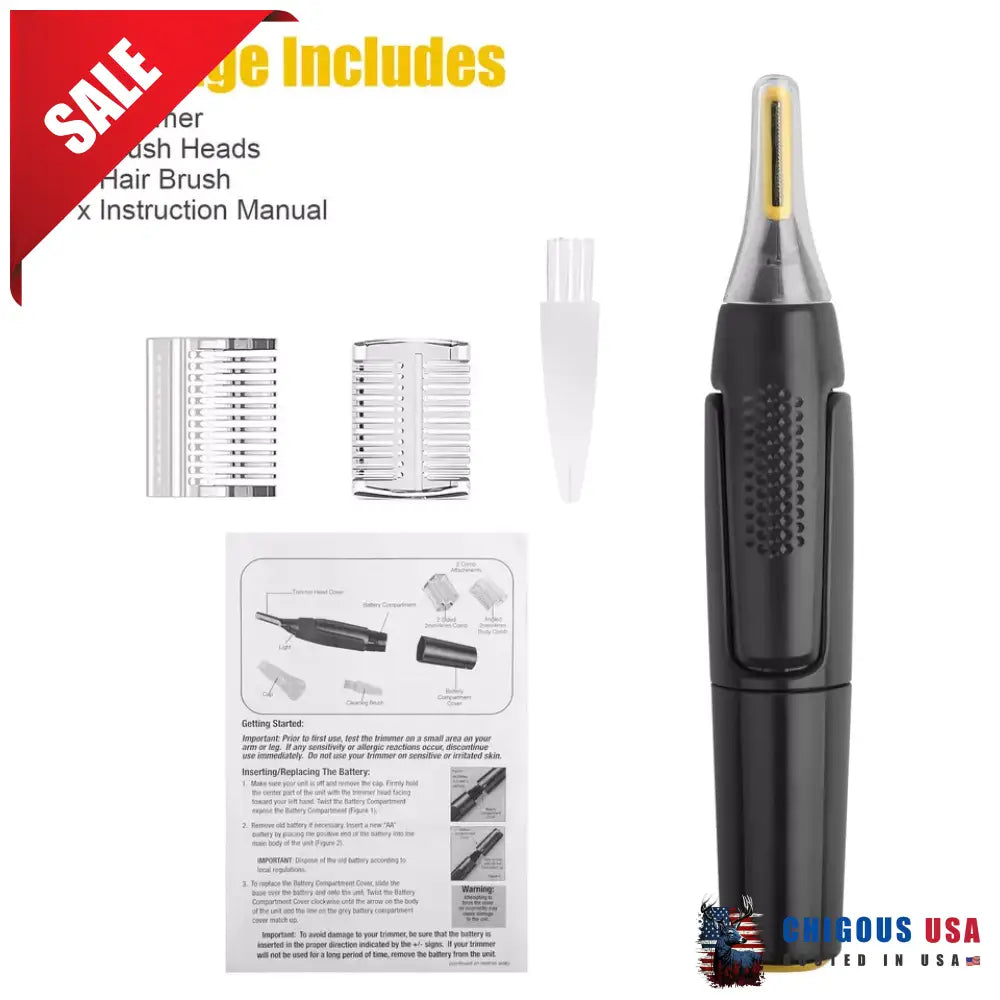 Ear Nose Eyebrow Electric Hair Trimmer