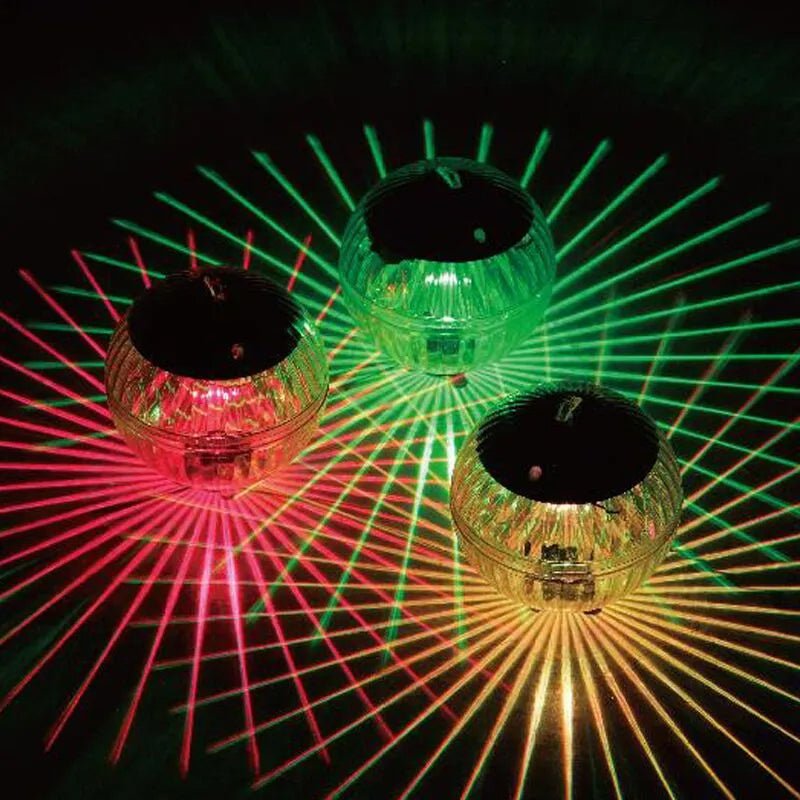 Floating Swimming Pool Disco Light - Solar Powered Water Drift LED Light