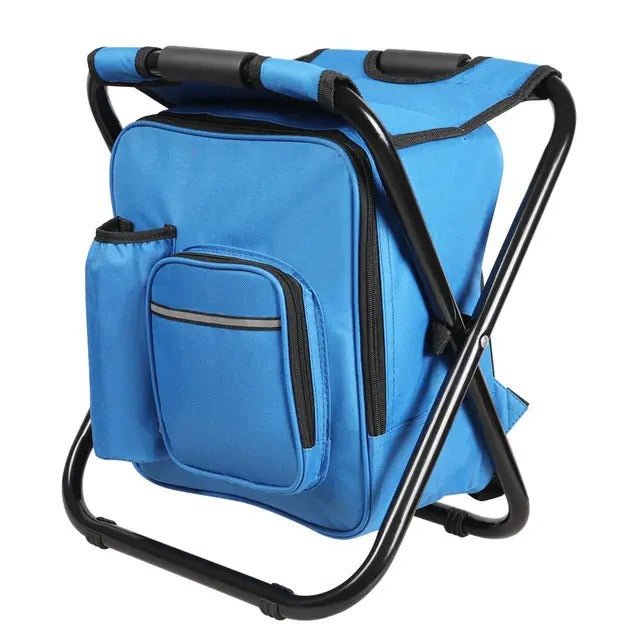 Foldable Stool Backpack - Portable Folding Camping Stool for Outdoor, Walking, Hiking, and Fishing