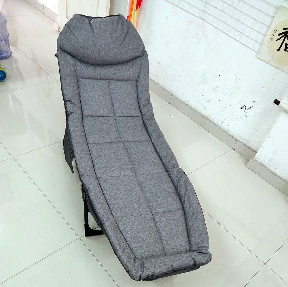 Folding Recliner Bed - Ultralight Folding Bed for Tent Travel Office Hiking Camp