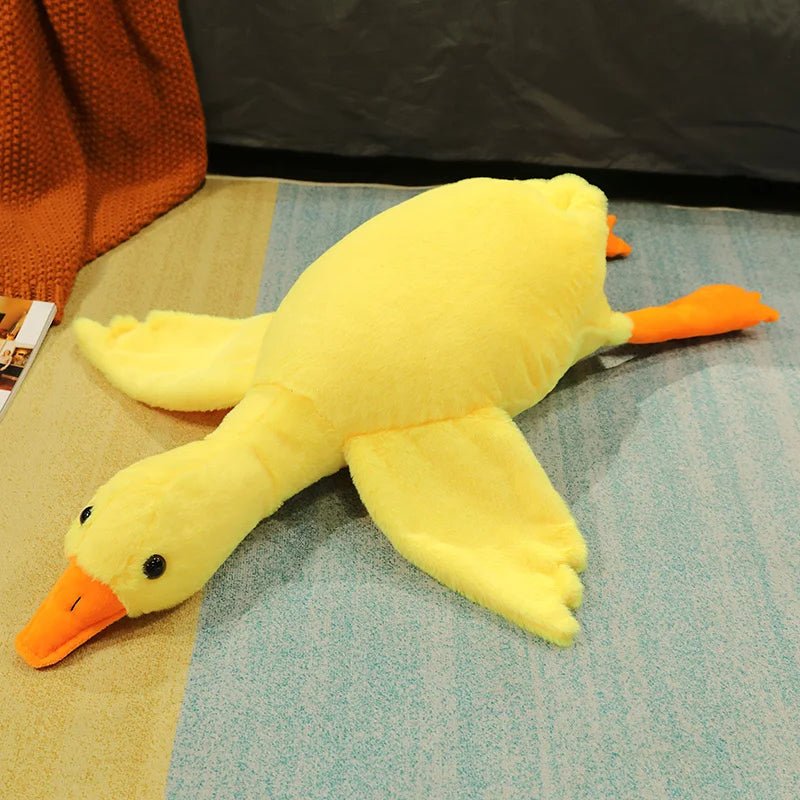Giant Plush Big White Duck Pillow – Ultra-Soft Hugging Pillow in 7 Charming Colors, Perfect Cuddly Companion & Whimsical Christmas Gift for Kids